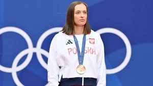 Iga Świątek z medalem igrzysk olimpijskich 2024