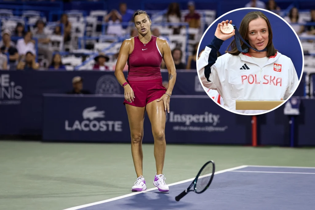 Iga Świątek cieszy się z brązowego medalu igrzysk, tymczasem Aryna Sabalenka przeżywa trudny czas w swojej karierze Iga Świątek cieszy się z brązowego medalu igrzysk, tymczasem Aryna Sabalenka przeżywa trudny czas w swojej karierze