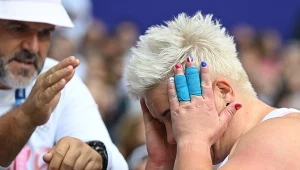 Anita Włodarczyk i jej trener Ivica Jakelić