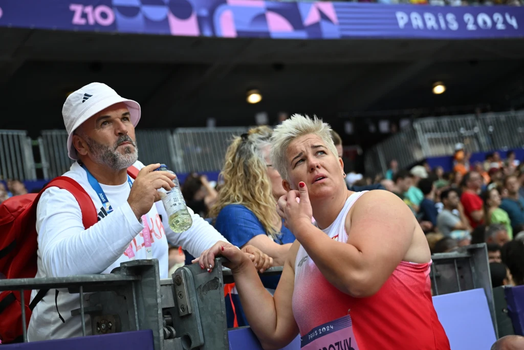 Anita Włodarczyk i trener Ivica Jakelić Anita Włodarczyk i trener Ivica Jakelić