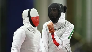 Mecz polskich florecistów podczas igrzysk olimpijskich w Paryżu