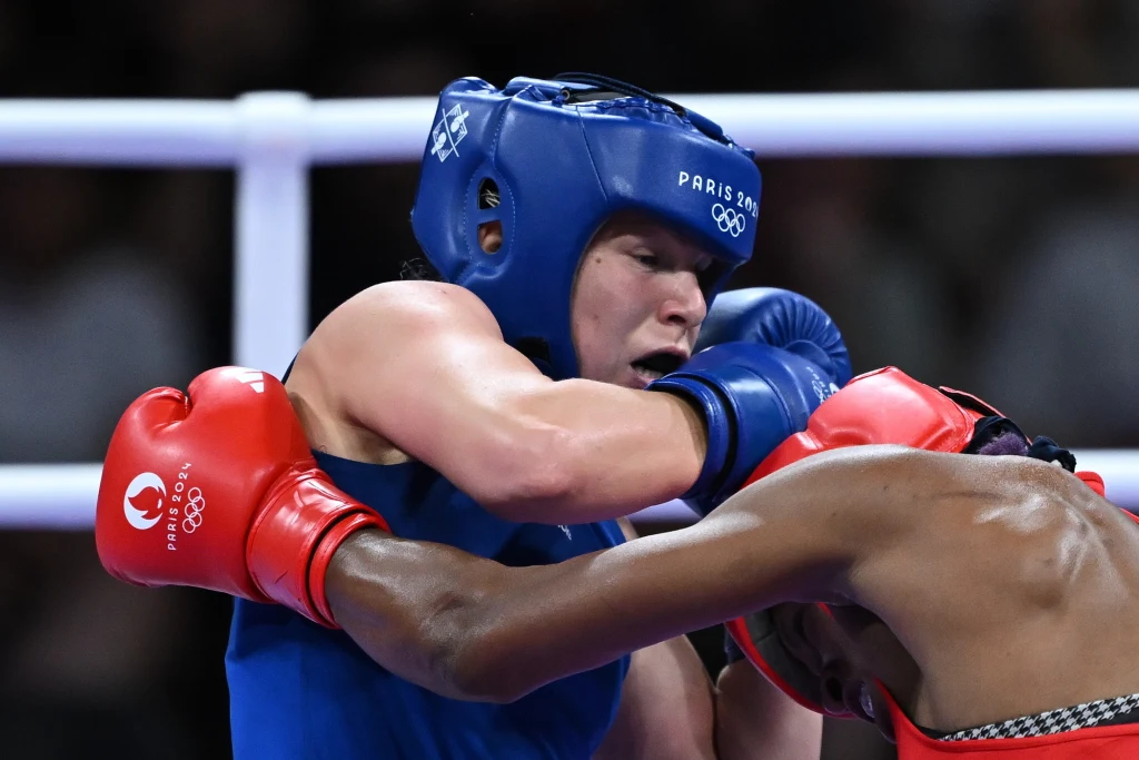 Elżbieta Wójcik w ćwierćfinałowym pojedynku Elżbieta Wójcik w ćwierćfinałowym pojedynku