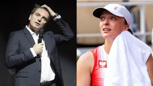 Tenis: Paryż 2024. Na zdjęciu Tomasz Lis oraz Iga Świątek