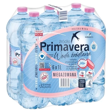 Primavera Woda źródlana niegazowana 6 x 1 l - 0