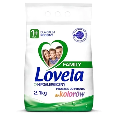 Lovela Family Hipoalergiczny proszek do prania do kolorów 2,1 kg - 0