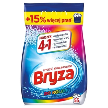 Bryza 4w1 Proszek do prania do koloru 3,575 kg (55 prań) - 1