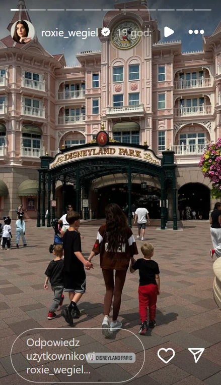 Roxie Węgiel odwiedziła Disneyland w Paryżu