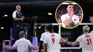 Klemen Cebulj w meczu z Polską wykonał gest "uciszania"