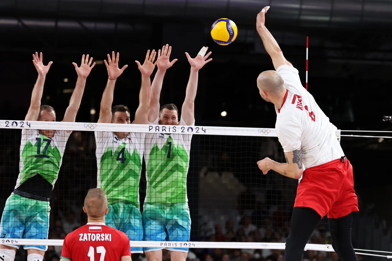 Bartosz Kurek w ataku