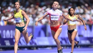 Finisz Justyny Święty-Ersetic w eliminacjach 400 metrów