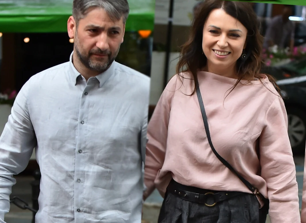 Katarzyna Pakosińska z obecnym mężem Katarzyna Pakosińska z obecnym mężem