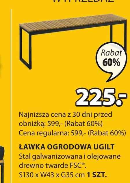 Ławka ogrodowa