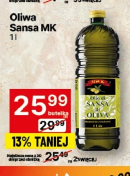 Oliwa z oliwek Sansa