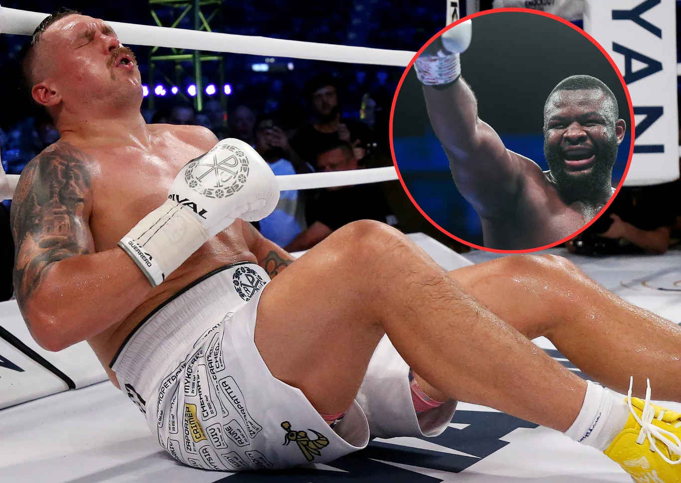 Ołeksandr Usyk i Martin Bakole Ołeksandr Usyk i Martin Bakole