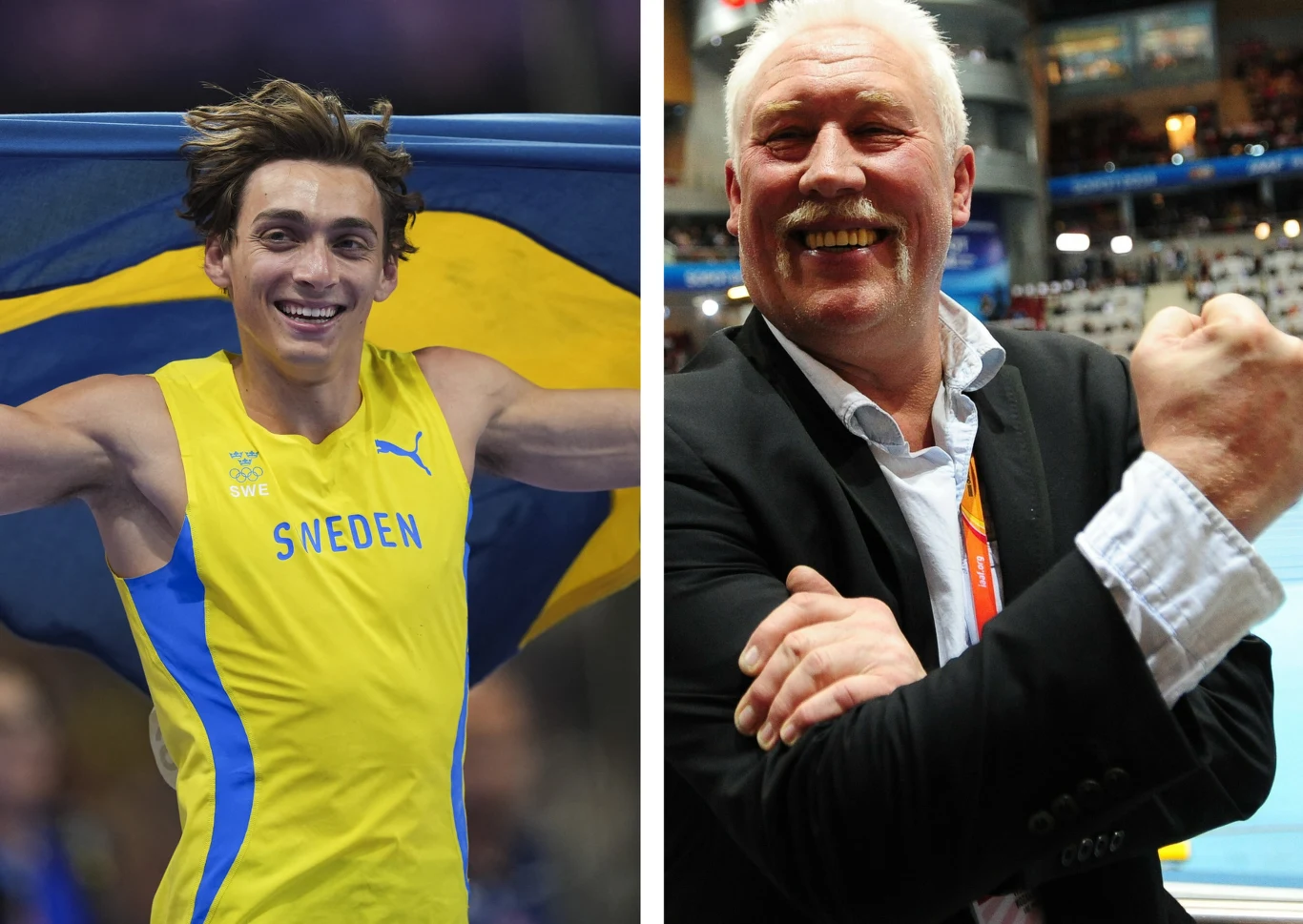 Armand Duplantis i Władysław Kozakiewicz