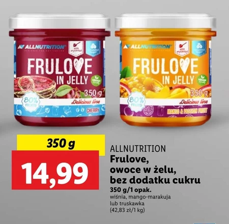 Owoce w żelu Allnutrittion
