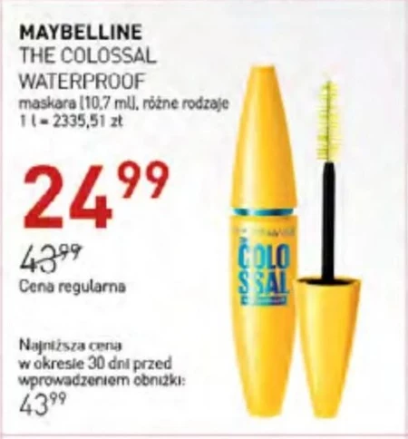 Tusz do rzęs Maybelline