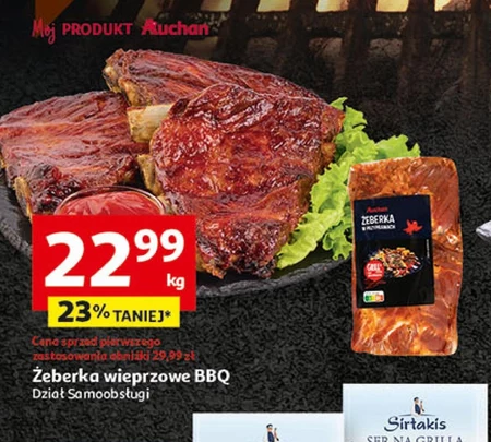 Żeberka wieprzowe Auchan