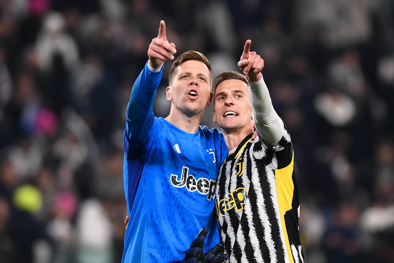 Wojciech Szczęsny i Arkadiusz Milik