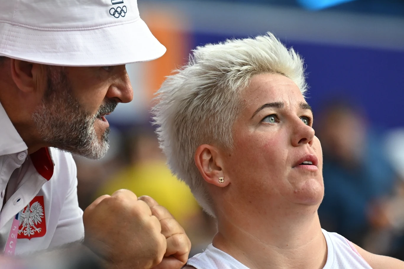 Anita Włodarczyk i jej trener Ivica Jakelić