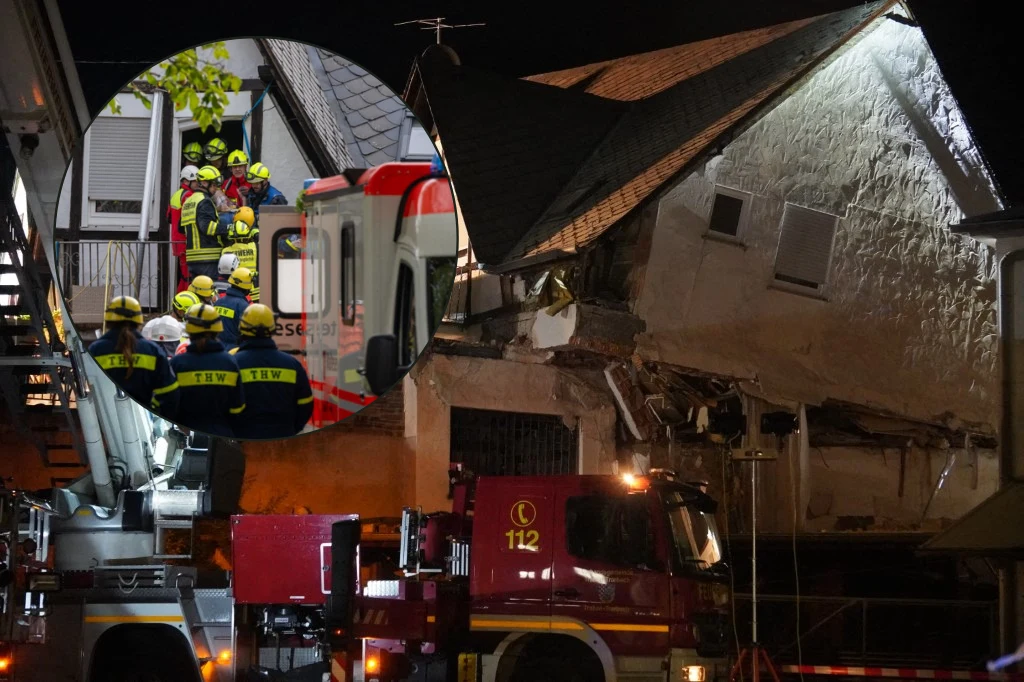 Tragedia w Niemczech. Zawaliła się część hotelu, trwa ewakuacja Tragedia w Niemczech. Zawaliła się część hotelu, trwa ewakuacja