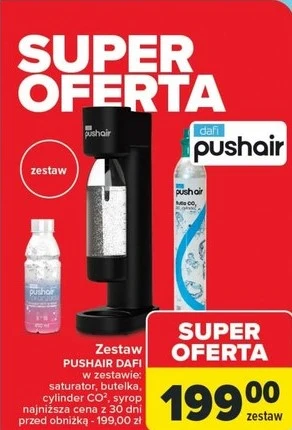 Saturator Dafi PushAir za 199 zł w Carrefourze! Saturator Dafi PushAir za 199 zł w Carrefourze!