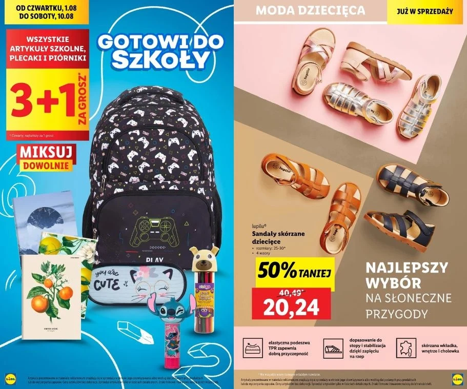 Lidl oferuje artykuły szkolne za 1 grosz! Lidl oferuje artykuły szkolne za 1 grosz!