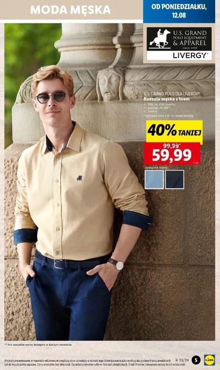 Lidl oferuje koszule 40% taniej! Lidl oferuje koszule 40% taniej!