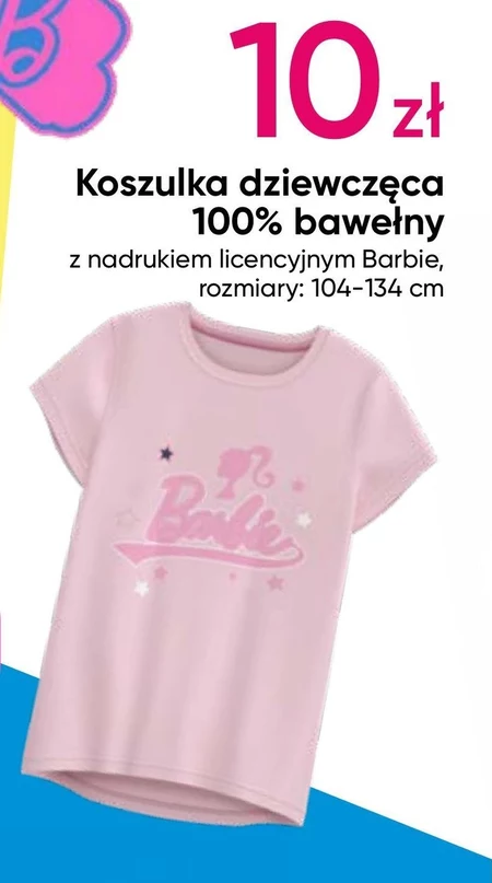 Koszulka dziewczęca Barbie