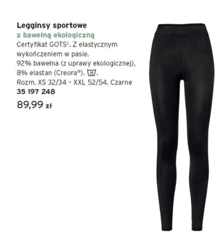 Legginsy sportowe Creora