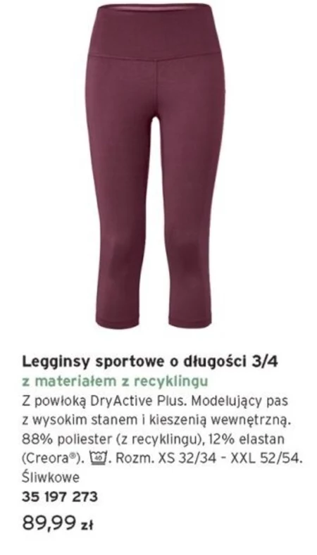 Legginsy sportowe