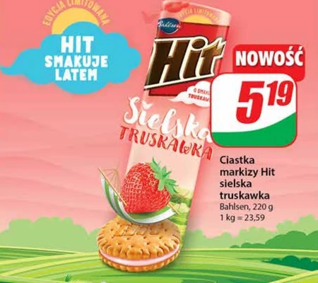 Hit Markizy o smaku truskawki 220 g