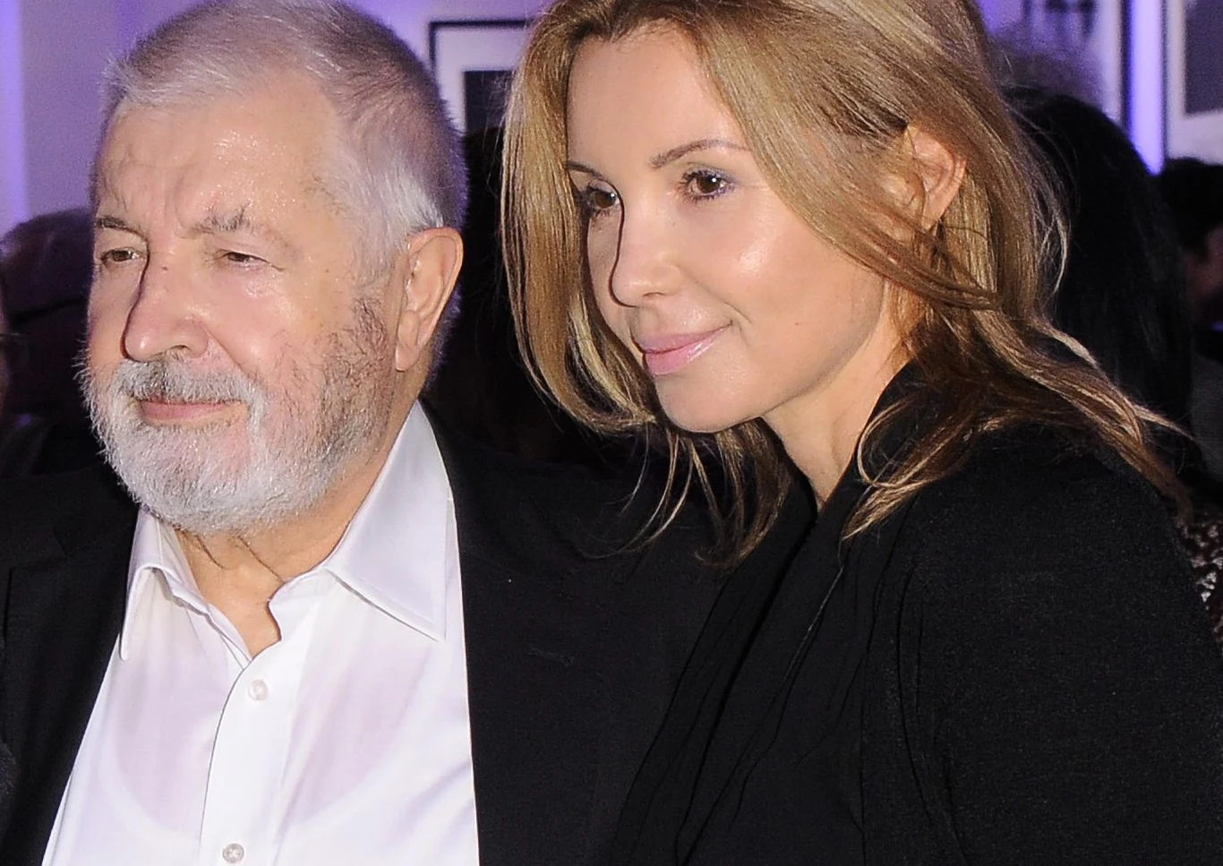 Janusz Majewski z córką Anną Majewską Janusz Majewski z córką Anną Majewską