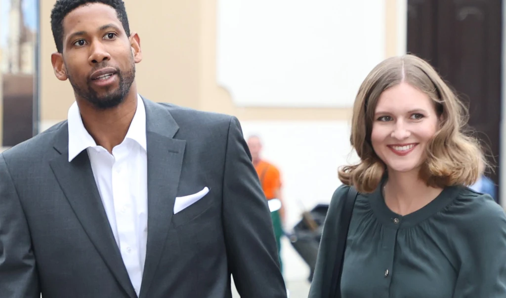 Wilfredo Leon i Małgorzata Gronkowska