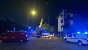 Wybuch w domu w Augustowie. Trwa akcja strażaków