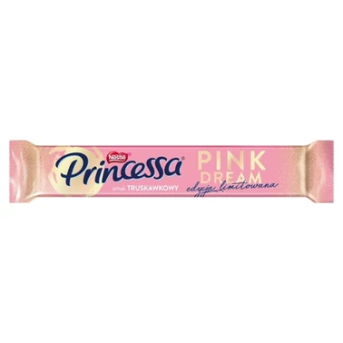 Princessa Pink Dream Kolorowy wafel smak truskawkowy 37 g - 1