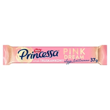Princessa Pink Dream Kolorowy wafel smak truskawkowy 37 g - 0