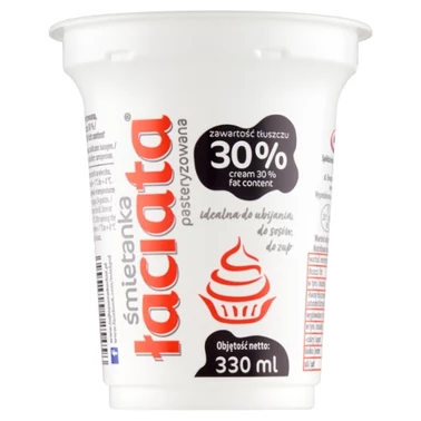 Łaciata Śmietanka pasteryzowana 30 % 330 ml - 1