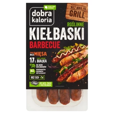 Dobra Kaloria Roślinne kiełbaski barbecue 180 g - 0