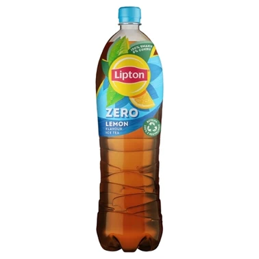 Lipton Ice Tea Zero Lemon Napój niegazowany o smaku cytrynowym z ekstraktem czarnej herbaty 1,5 l - 1