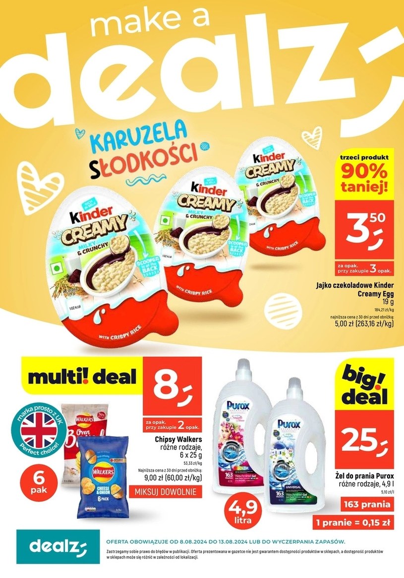 Gazetka promocyjna Dealz - ważna od 08. 08. 2024 do 13. 08. 2024