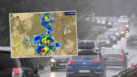 Burze pojawiły się w nocy na zachodzie Polski. Z czasem front atmosferyczny przesunie się ku centrum i na wschód, niosąc ulewy, lokalny grad i wiatr osiągający w porywach do 70 km/h