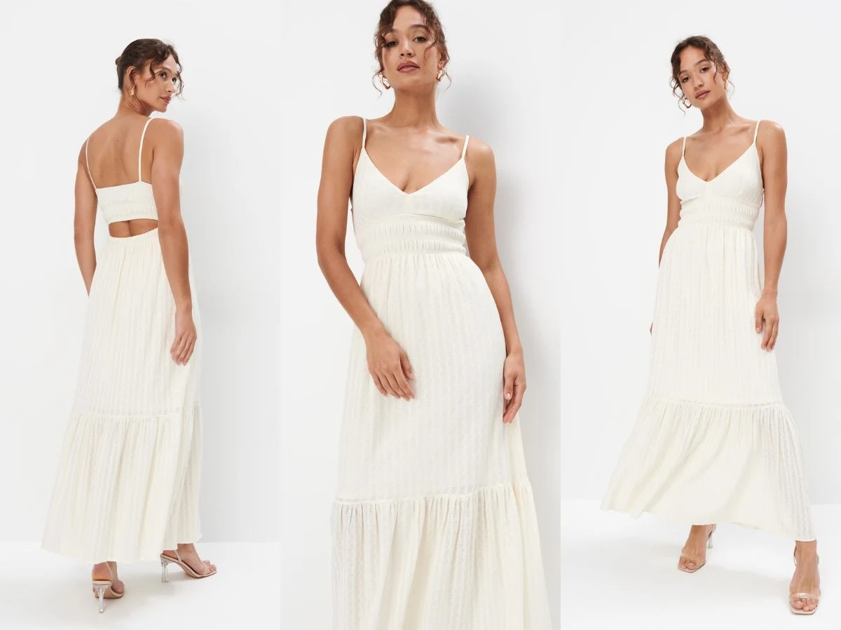 Biała sukienka - Mohito