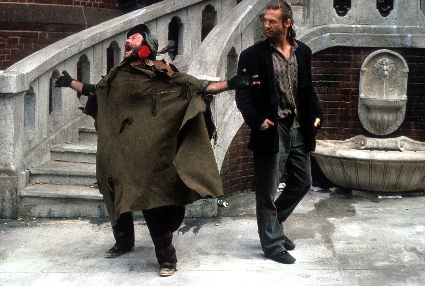 Robin Williams i Jeff Bridges w filmie "Fisher King"