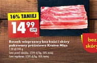 Boczek bez kości Kraina Mięs