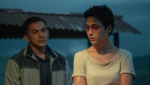 Kadr z filmu "Mgła na granicy"