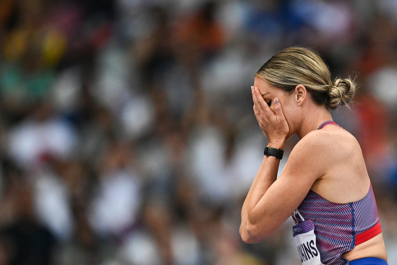 Chari Hawkins "zaliczyła" w skoku wzwyż zerówkę. I nie mogła w to uwierzyć