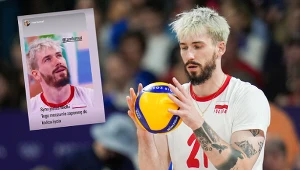 Siatkówka: reprezentacja Polski. Na zdjęciu Tomasz Fornal