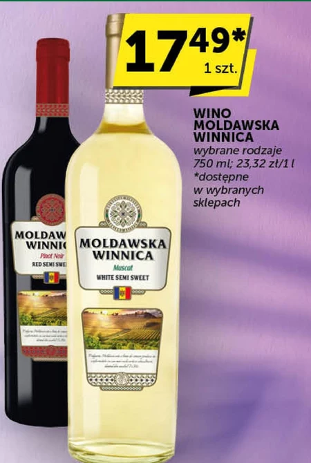 Wino Mołdawska Winnica