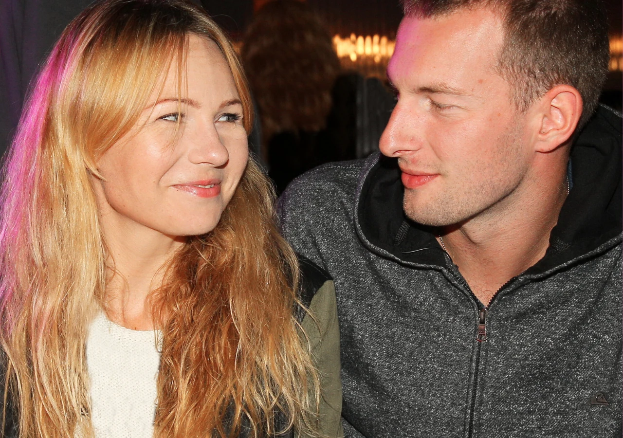 Anna Guzik z mężem Wojciechem Tylką Anna Guzik z mężem Wojciechem Tylką